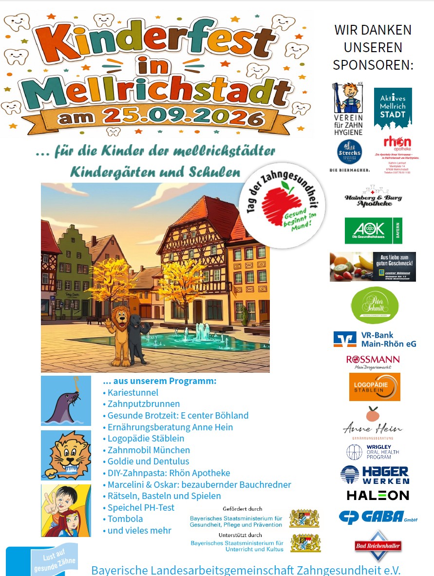 Bayerischer Tag der Zahngesundheit - Kinderfest in Mellrichstadt