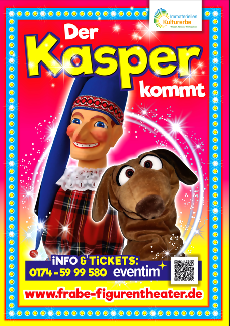 Der Kasper und seine Freunde kommen zu euch!