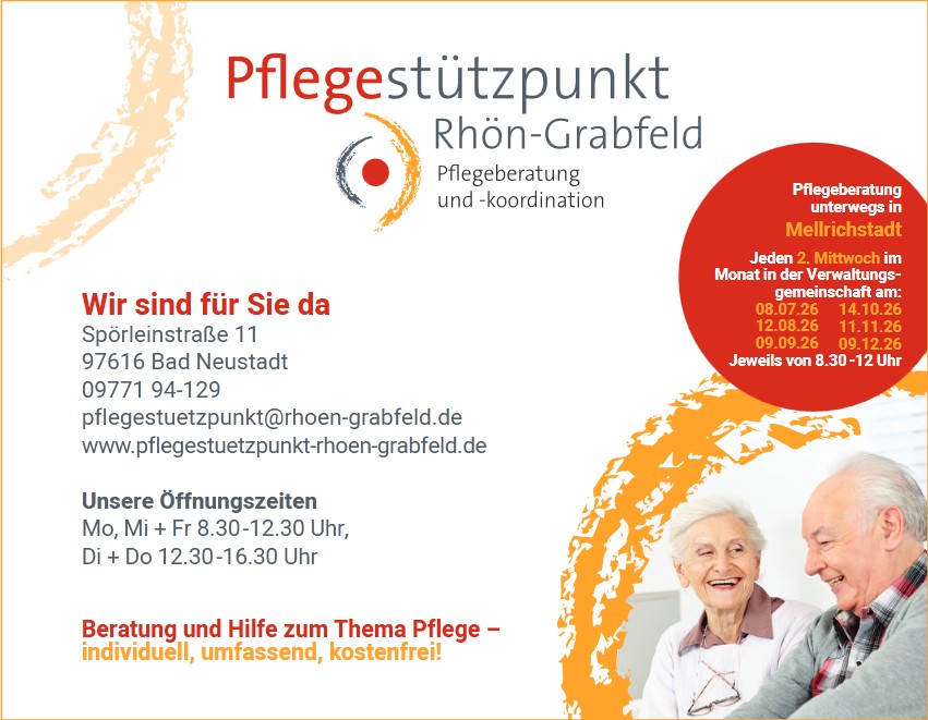 Pflegeberatung unterwegs - Außensprechstunde in Mellrichstadt