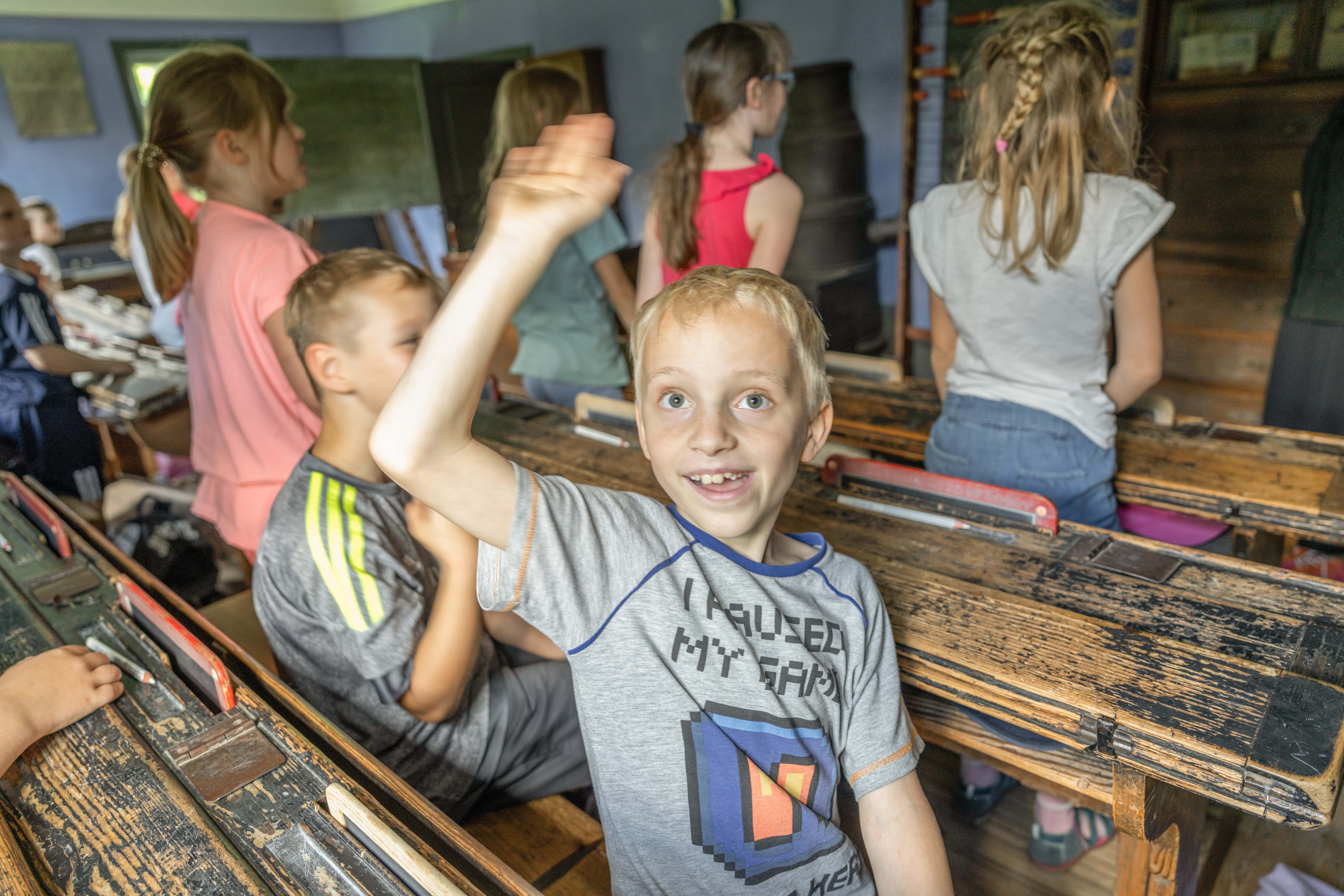 Kinderferienprogramm: Aufgepasst! Schulunterricht