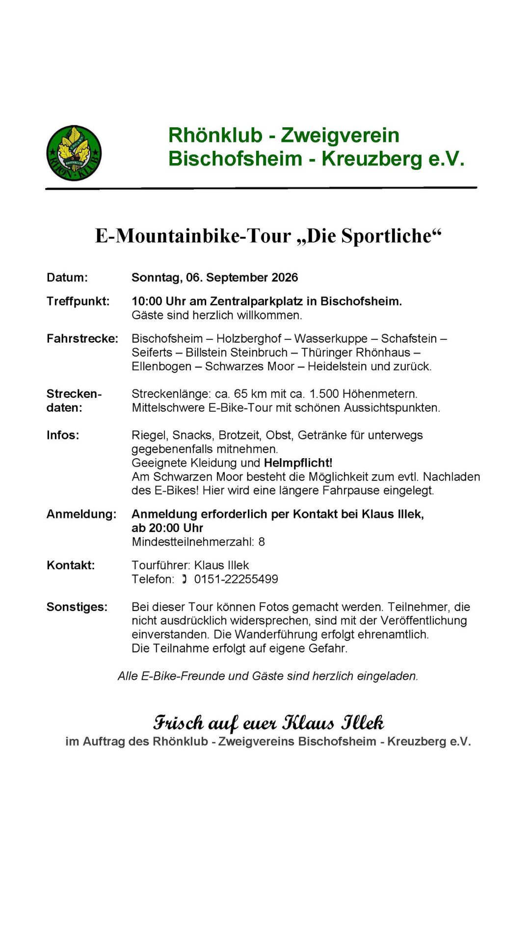 E-Mountainbike-Tour „Die Sportliche“