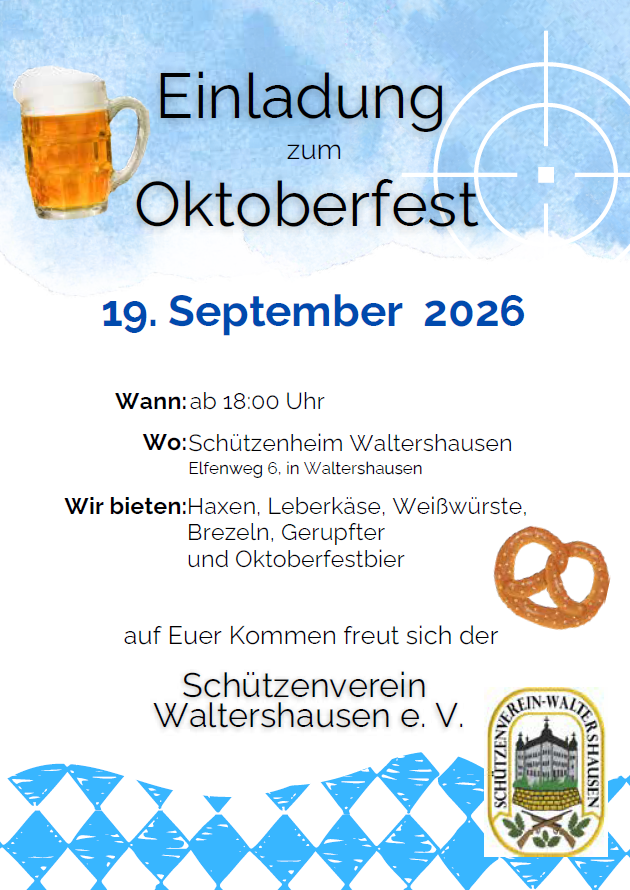Einladung zum Oktoberfest