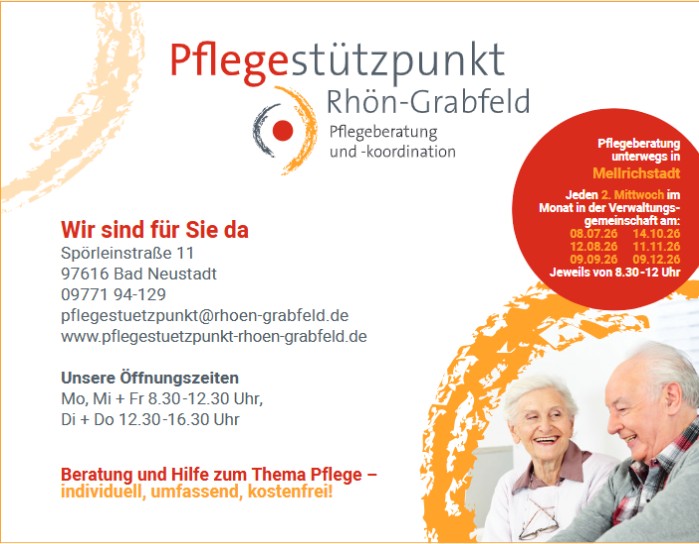 Pflegeberatung unterwegs - Außensprechstunde in Mellrichstadt